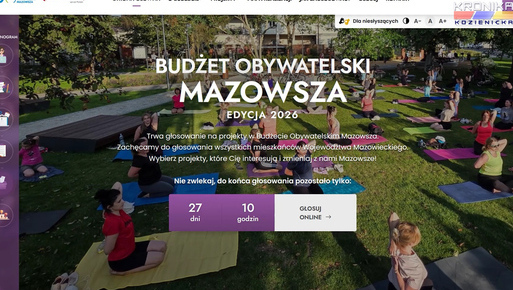 Zdjęcie do Budżet Obywatelski Mazowsza - zagłosuj na wybrany projekt
