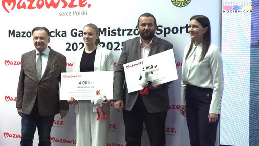 Zdjęcie do Basia Balcerzak i Janusz Abramczyk nagrodzeni za wybitne osiągnięcia sportowe