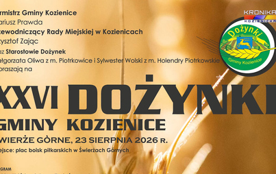 Zdjęcie do Starostowie Dożynek Gminy Kozienice