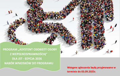 Zdjęcie do Program Asystent Osobisty Osoby z Niepełnosprawnością, edycja 2026