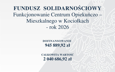 Zdjęcie do Gmina Kozienice otrzymała dofinansowanie ze środk&oacute;w Państwowego Funduszu Celowego
