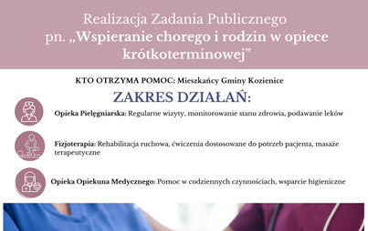 Zdjęcie do Rekrutacja do Opieki Kr&oacute;tkoterminowej dla mieszkańc&oacute;w Kozienic: Hospicjum Dęblin