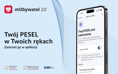 Zdjęcie do Zastrzeż PESEL i chroń swoje dane w mObywatelu 2.0