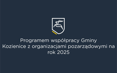 Zdjęcie do Prace nad &bdquo;Programem wsp&oacute;łpracy Gminy Kozienice z organizacjami pozarządowymi na rok 2025&rdquo; rozpoczęte