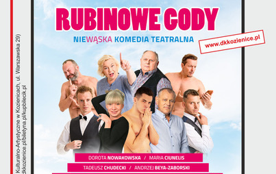 Zdjęcie do Spektakl komediowy pt. &bdquo;Rubinowe gody&rdquo;