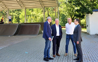 Zdjęcie do Wizyta wicewojewody Patryka Fajdka w Kozienicach